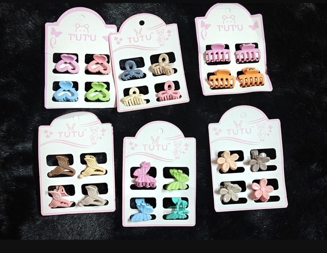 šø 24 Pcs Mini Claw Hair Clips Set for Girls