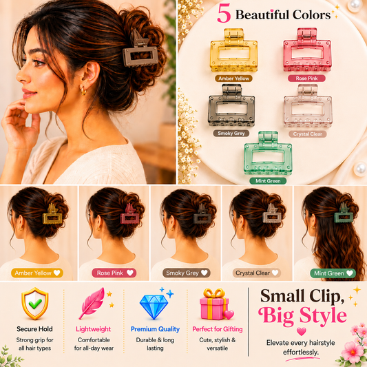 Glossy Finish Hair Claw