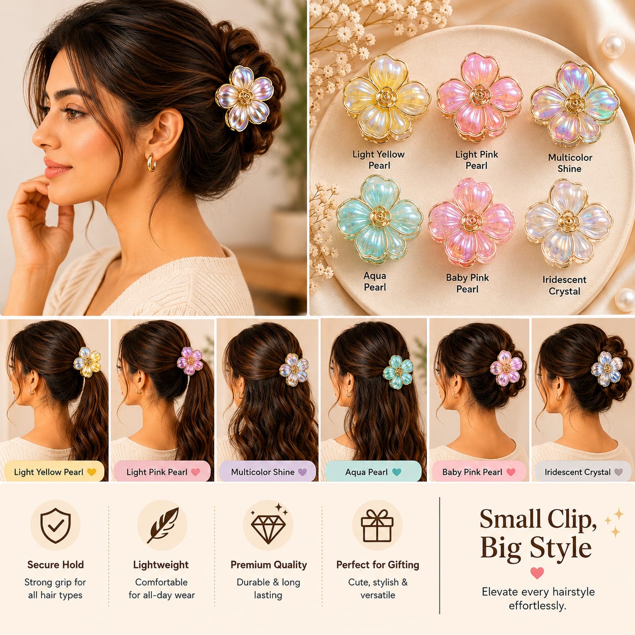 Daisy Flower Clip